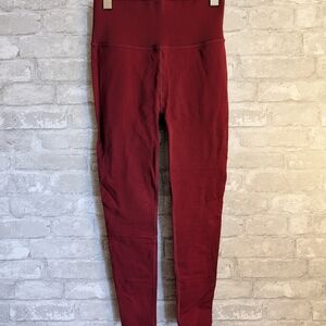 Fabletics SculptKnit Deep Red Legging